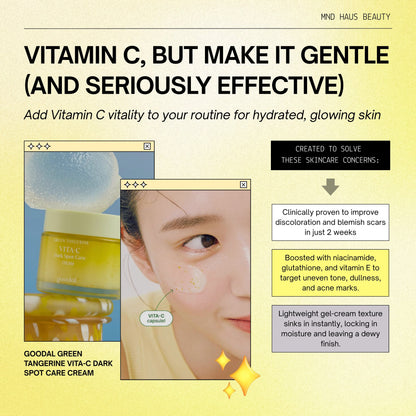 Goodal Green Tangerine Vita C Dark Spot Care Cream (50ML)