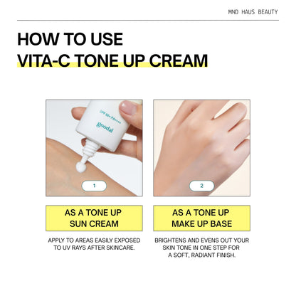 Goodal Green Tangerine Vita C Dark Spot Tone Up Cream SPF50+ PA++++ (50ML)