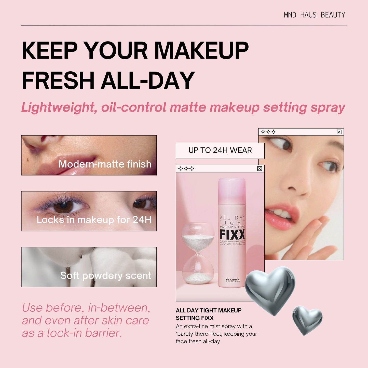 SO NATURAL All Day Tight Make Up Setting Fixx (75ML)