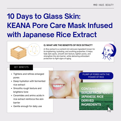 Ishizawa-Lab Keana Nadeshiko Rice Mask (10PCS)