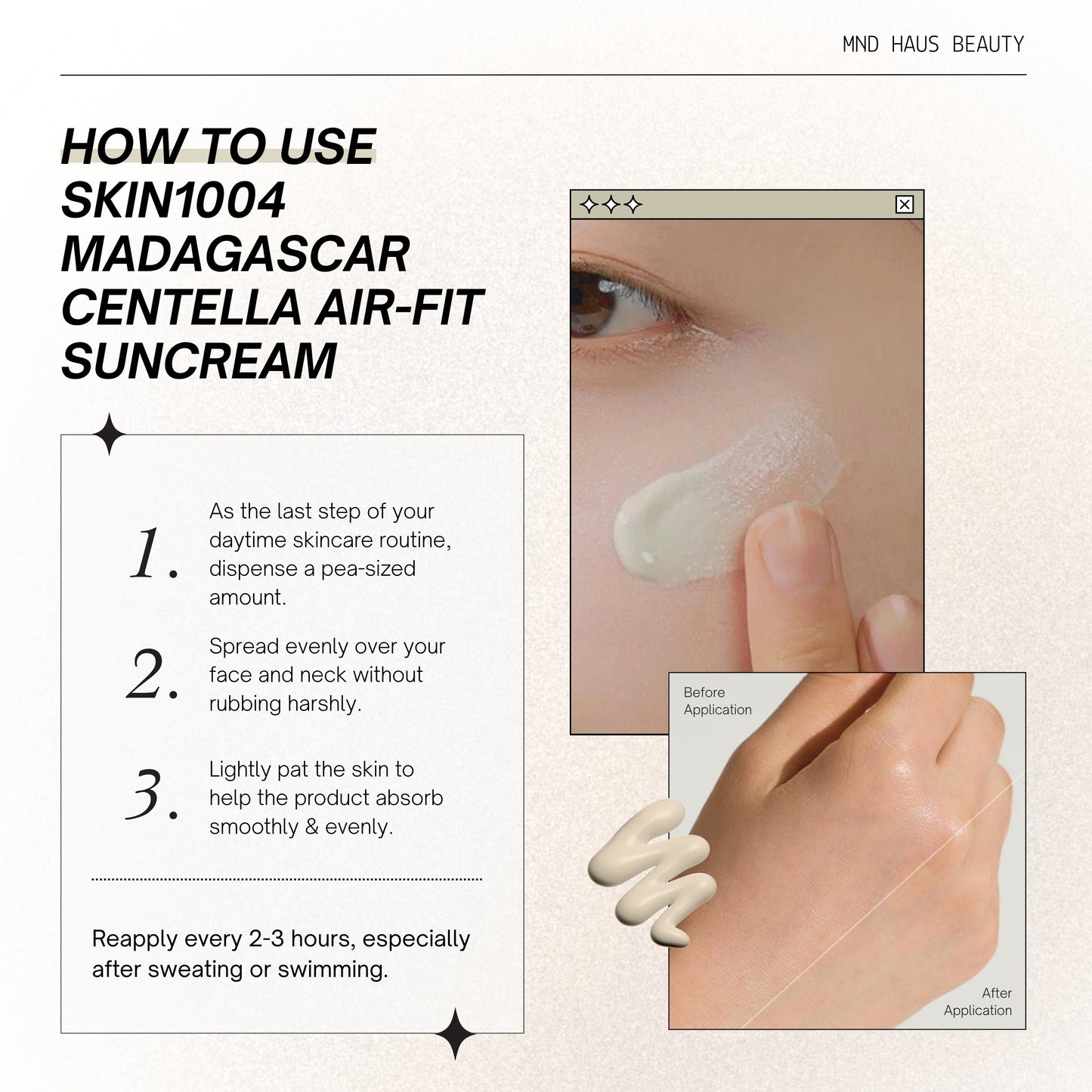 SKIN 1004 Madagascar Centella Air Fit Suncream Light SPF50+ PA++++ (50ML)