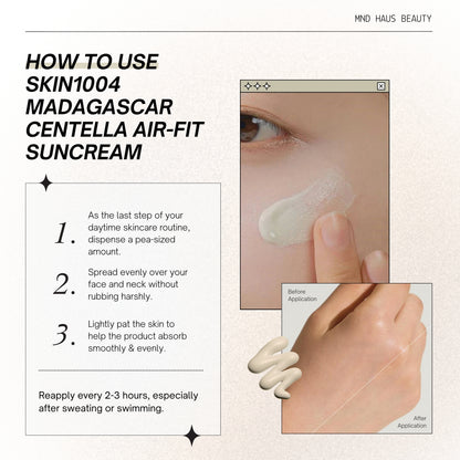 SKIN 1004 Madagascar Centella Air Fit Suncream Light SPF50+ PA++++ (50ML)