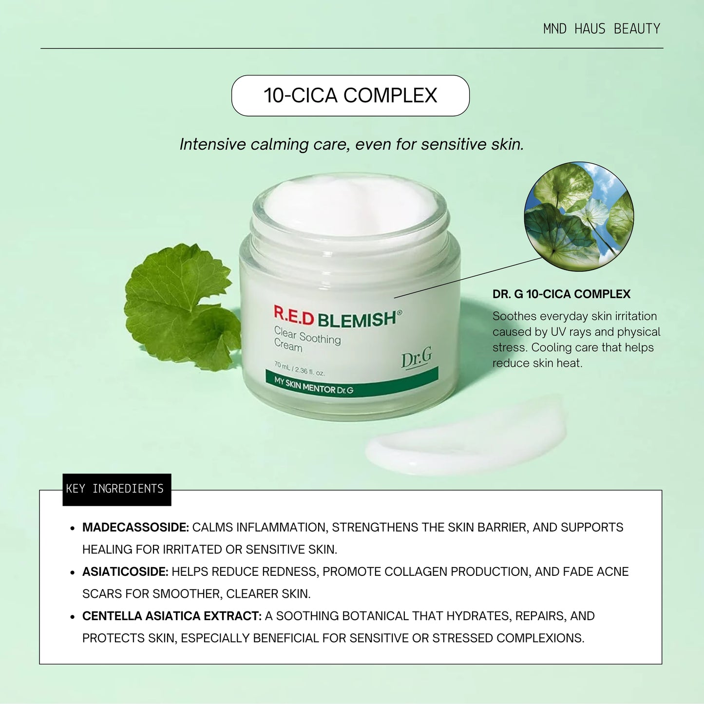 Dr.G Red Blemish Clear Soothing Cream (70ML)