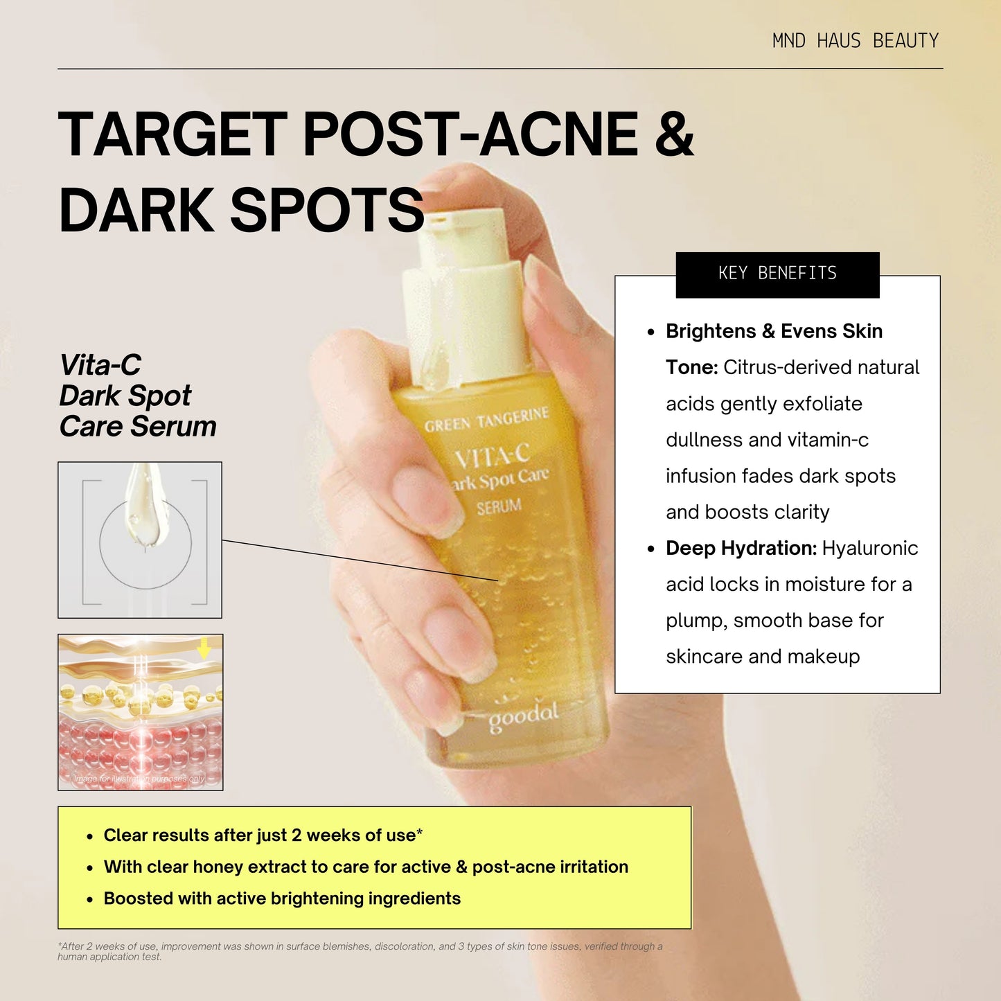 Goodal Green Tangerine Vita C Dark Spot Care Serum (40ML)