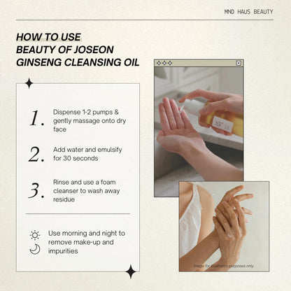 Beauty of Joseon Ginseng Cleansing Oil (210ML)